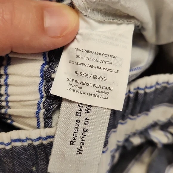 Madewell Wide Leg Pull On Linen Blend Cropped Pants XS - Picture 4 of 11